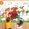 Dinosaur World Coloring Tablecloth, Large Kids Activity Mat, Birthday Party Supplies, Creative Gift and Favor
