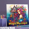 Magic Mermaid Coloring Book For Adults Stress Relief Colouring Mindfulness Art Therapy Gift For Wom 0