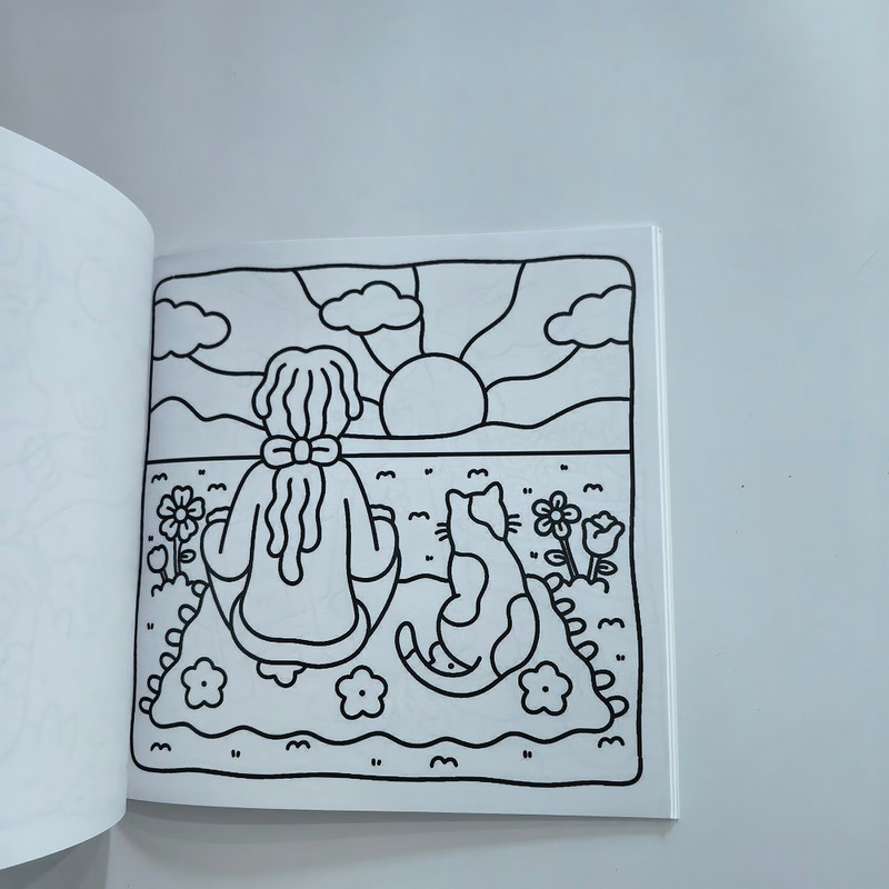 Cozy Girl Homebody Coloring Book, A Cute Stress Relief Art Drawing Book, The Perfect Gift for Birthdays and Parties