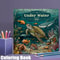 Original Underwater Sea Life Coloring Book for Adult, Colouring Book for Stress Relief, Drawing Supplies for Christmas