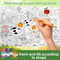 Giant Children's Coloring Poster, Stimulating Artistic Creativity for Learning and Growing Through Fun