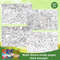Giant Children's Coloring Poster, Stimulating Artistic Creativity for Learning and Growing Through Fun