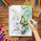 Butterfly Theme Adult Coloring Book, with Thick Paper Quality, A Warm Hearted Gift for Relaxation