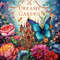 Exquisite Dreamy Garden Series, Adult Coloring Books, Premium Painting Book