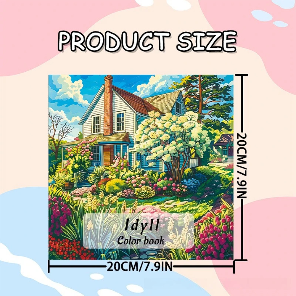 Adult Coloring Books, Premium Painting Albums for Stress Relief, Drawing and Coloring Books for Adults