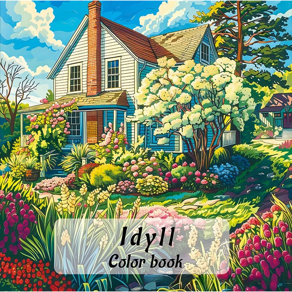 Adult Coloring Books, Premium Painting Albums for Stress Relief, Drawing and Coloring Books for Adults