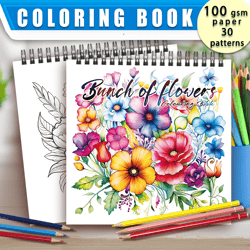 women's adult coloring book, spiral binding, creative drawing book, ideal birthday gift and holiday party gift