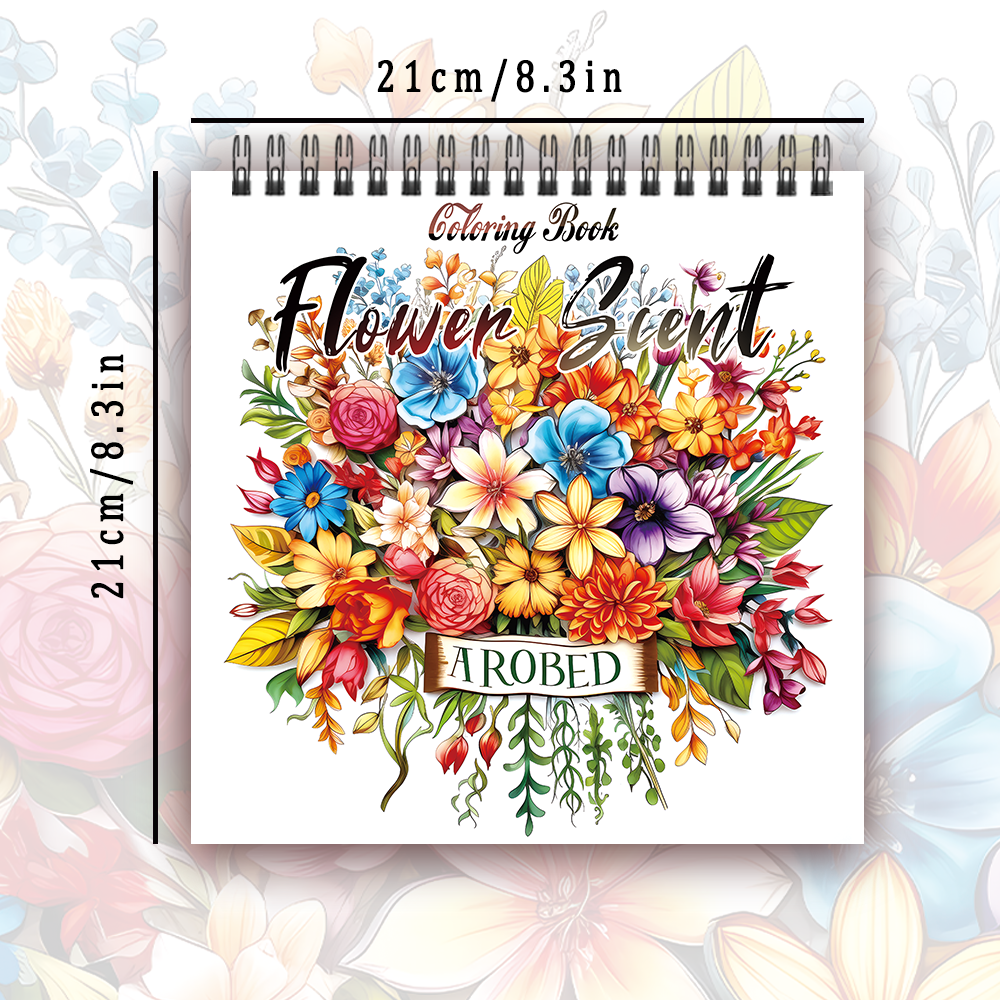 Women's Adult Coloring Book, Spiral Binding, Creative Drawing Book, Ideal Birthday Gift and Holiday Party Gift