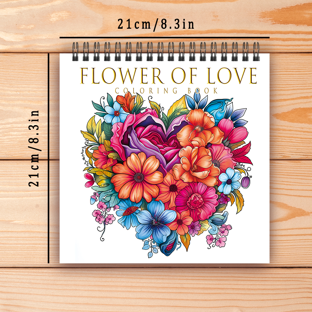 Women's Adult Coloring Book, Spiral Binding, Creative Drawing Book, Ideal Birthday Gift and Holiday Party Gift