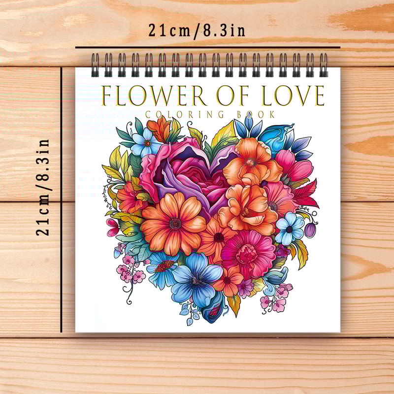 Women's Adult Coloring Book, Spiral Binding, Creative Drawing Book, Ideal Birthday Gift and Holiday Party Gift