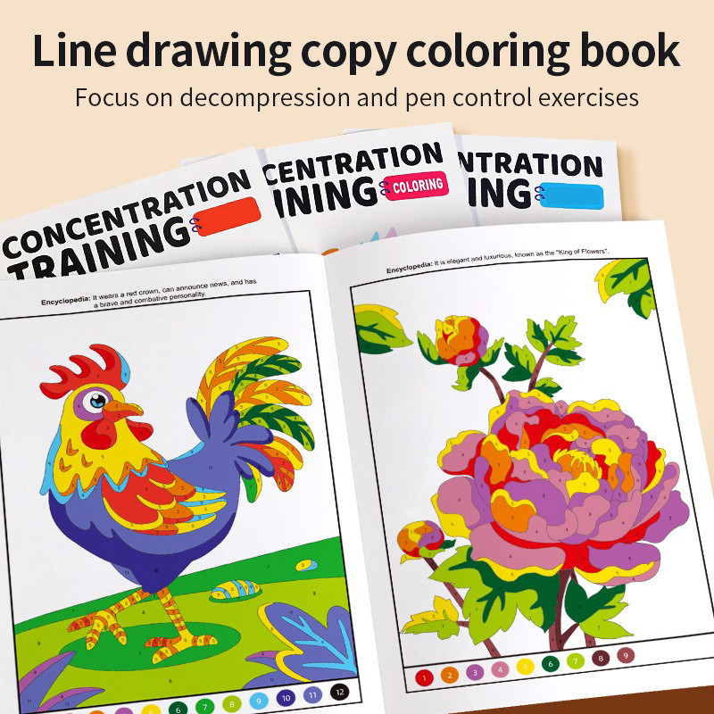 Fun Coloring Book for Beginners, Sketching and Graffiti Activities to Draw Animals, Flowers, and Castles for Children