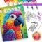 Exquisite Animal Character Coloring Book With Mandala Flowers For Stress Relief And Relaxation 6