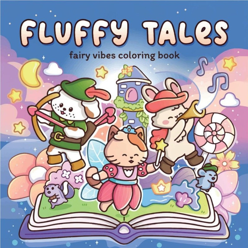 Stress Relief Coloring Book For Adults Cute Cartoon Graffiti Art Educational Gift For Teens Premium 5