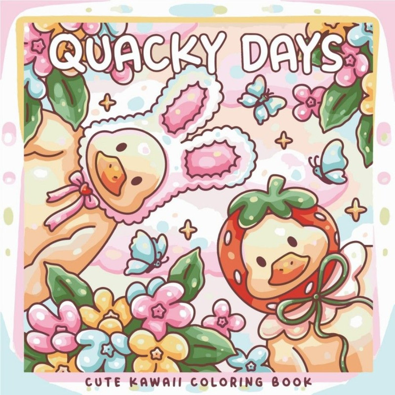 Stress Relief Coloring Book For Adults Cute Cartoon Graffiti Art Educational Gift For Teens Premium 6