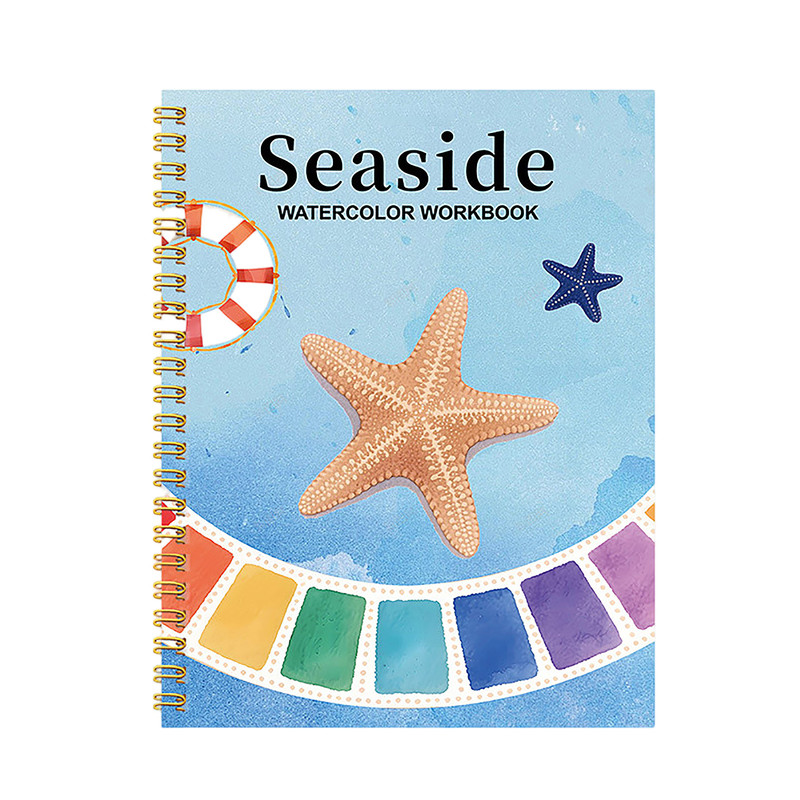 Watercolor Coloring Book For Beginners, Cultivate Painting Talent, Adult Watercolor Practice Pad, Graffiti Art Book