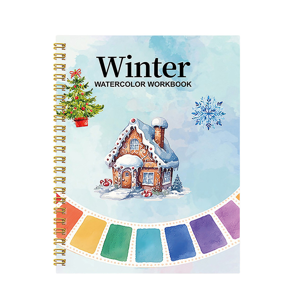 Watercolor Coloring Book For Beginners, Cultivate Painting Talent, Adult Watercolor Practice Pad, Graffiti Art Book