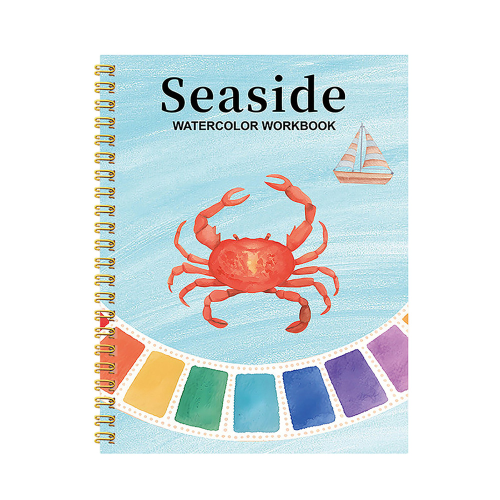 Watercolor Coloring Book For Beginners, Cultivate Painting Talent, Adult Watercolor Practice Pad, Graffiti Art Book