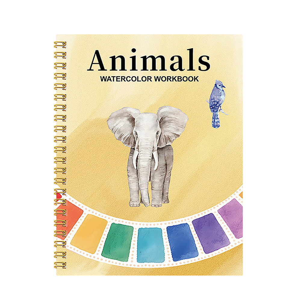 Watercolor Coloring Book For Beginners, Cultivate Painting Talent, Adult Watercolor Practice Pad, Graffiti Art Book