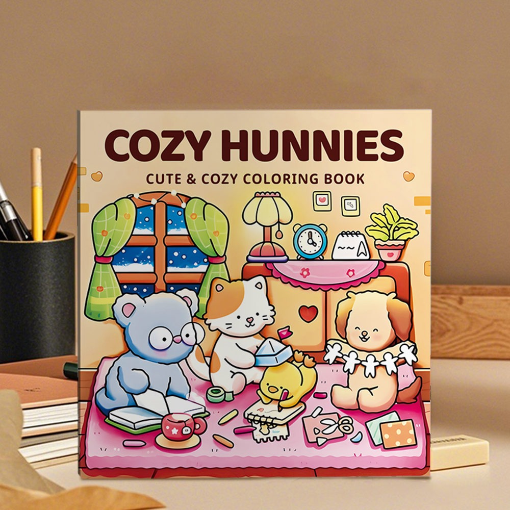 Montessori Drawing Toy Cartoon Coloring Book For Stress Relief Educational Graffiti Painting Gift F 4