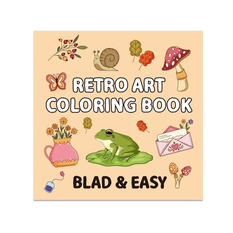 Educational Graffiti Painting Book Vegetables Fruit Insects Coloring Book Spring And Easter Doodles 4