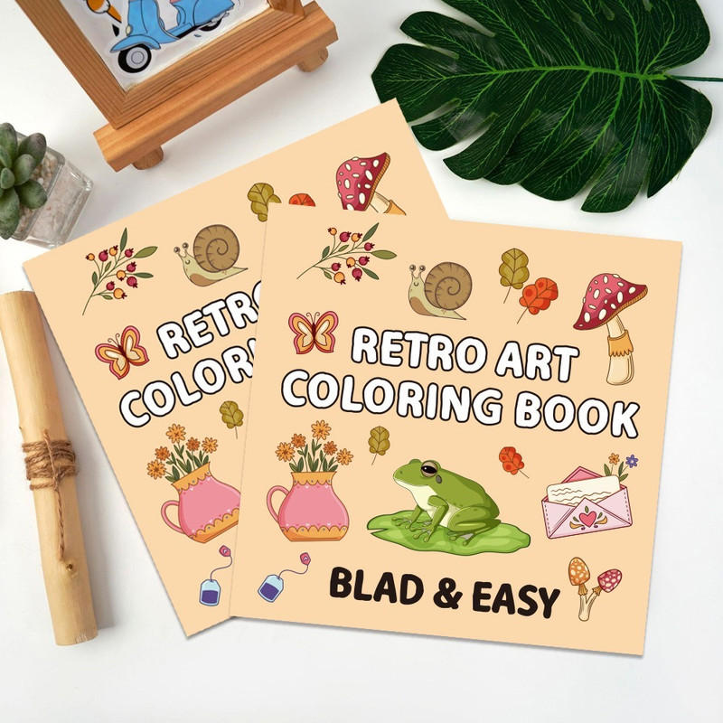 Educational Graffiti Painting Book Vegetables Fruit Insects Coloring Book Spring And Easter Doodles 5