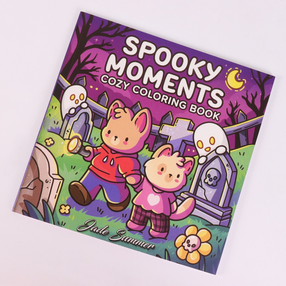 Adult Coloring Book, Lovely And Creepy Creatures, Cozy Moments for Relaxation, Stress Relief