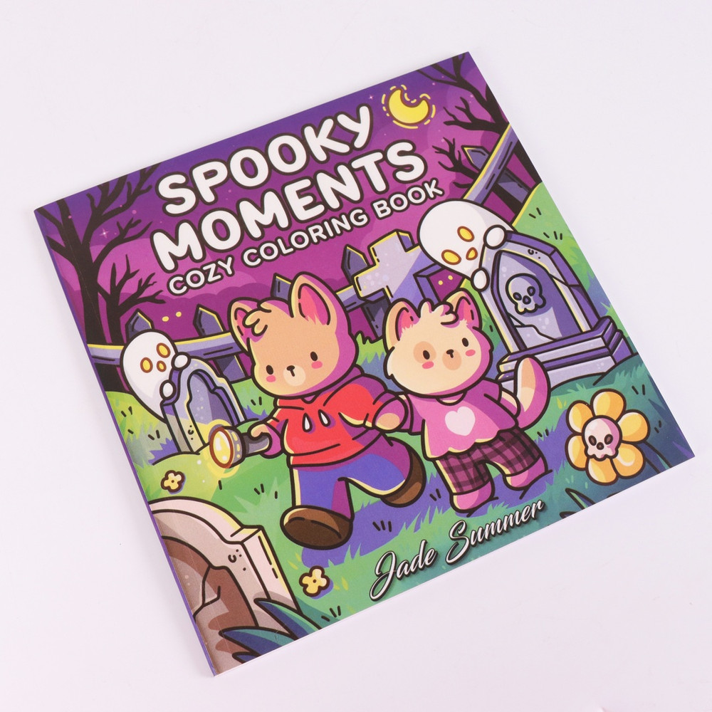 Adult Coloring Book, Lovely And Creepy Creatures, Cozy Moments for Relaxation, Stress Relief