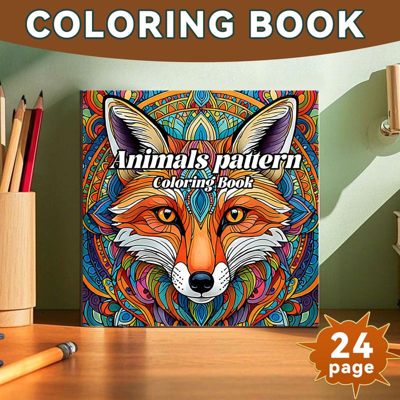 Animals Paradise Colouring Book, The Perfect Gift for Birthday Parties, Stress Relief, and Creative Graffiti Art