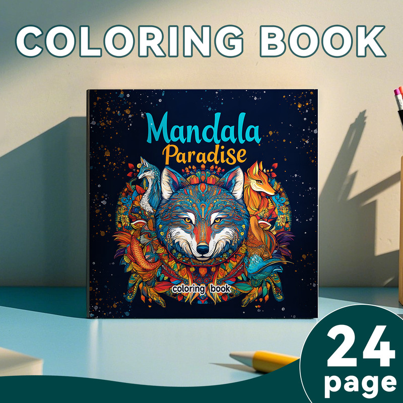 Animals Paradise Colouring Book, The Perfect Gift for Birthday Parties, Stress Relief, and Creative Graffiti Art