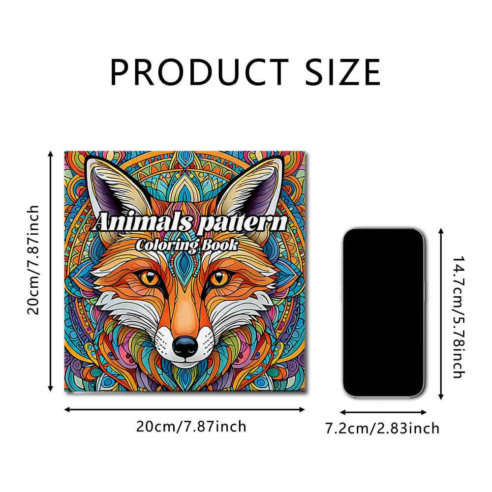 Animals Paradise Colouring Book, The Perfect Gift for Birthday Parties, Stress Relief, and Creative Graffiti Art