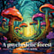 Psychedelic Forest Coloring Book for Adults, Teens, Cute Drawing Book, Perfect Gift for Party and Birthday