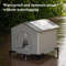 AllWeather Outdoor Cat Shelter Waterproof Thermal Pet House For Stray Cats And Small Dogs 0