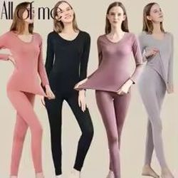 womens thermal shaping underwear set long johns base layer for winter warmth