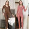 Womens Thermal Shaping Underwear Set Long Johns Base Layer For Winter Warmth 2