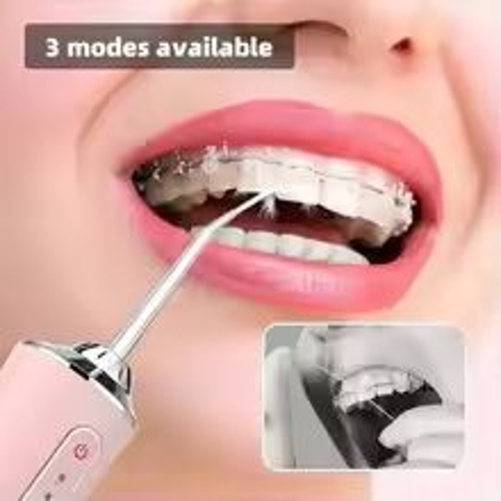 Advanced Water Flosser Oral Irrigator 360 Rotating Nozzle Intelligent Pressure Control 0