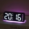 Portable Digital LED Alarm Clock With Date Display Dual Alarms Night Light 2