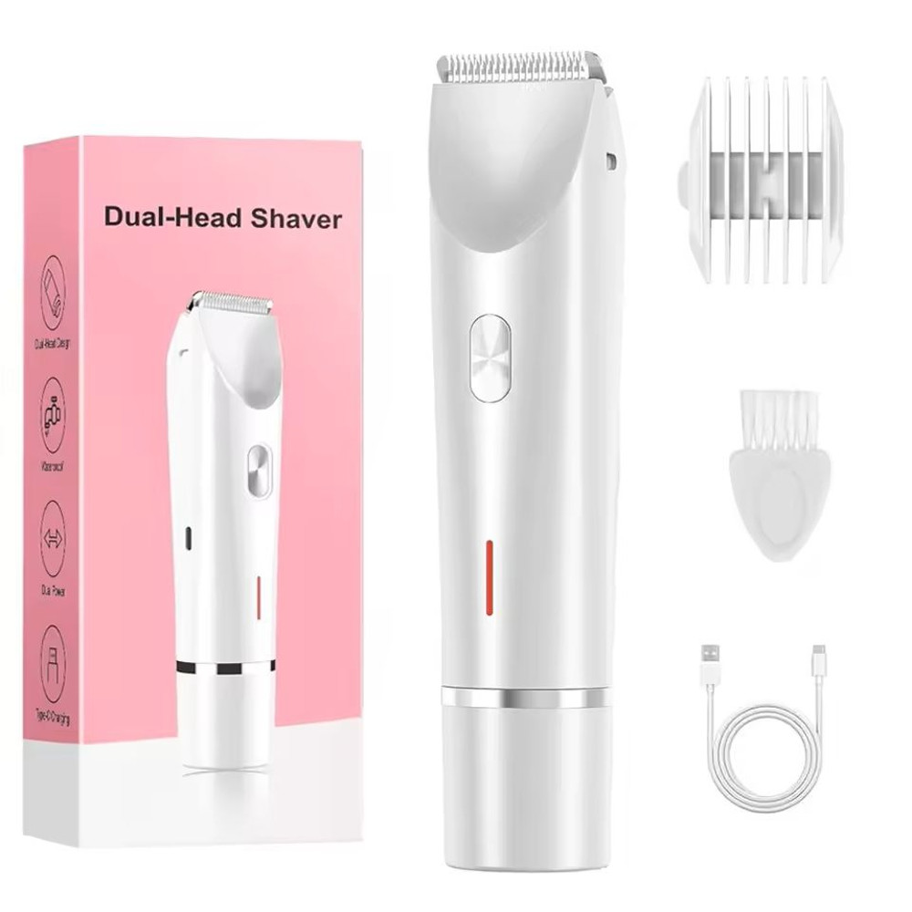 Dual Head Womens Electric Shaver And Body Hair Remover 2