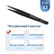 Womens Stainless Steel Eyelash Extension Tweezers 1
