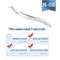 Womens Stainless Steel Eyelash Extension Tweezers 25