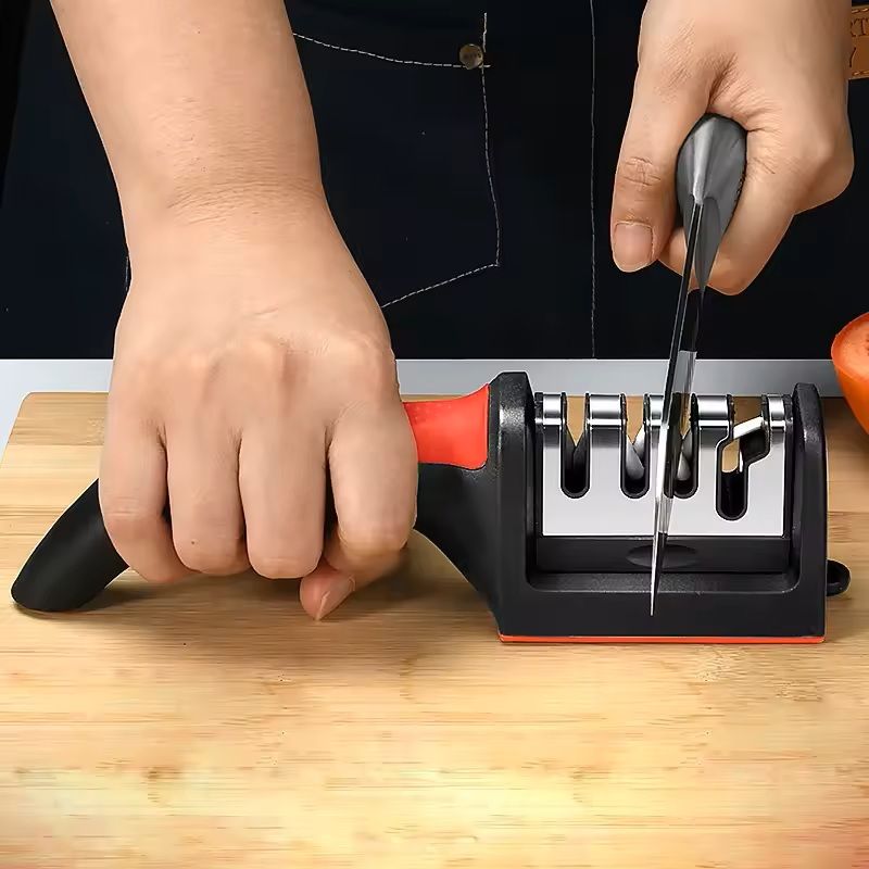 Home Electric Manual Knife Sharpener For Knives Scissors 2