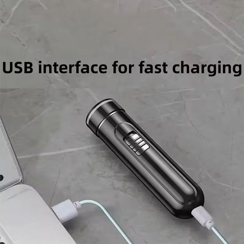 USB Rechargeable Wet Dry Electric Razor For Men 2