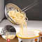 Stainless Steel FineMesh Skimmer Spoon With Wooden Handle For Pasta Grease Straining 0