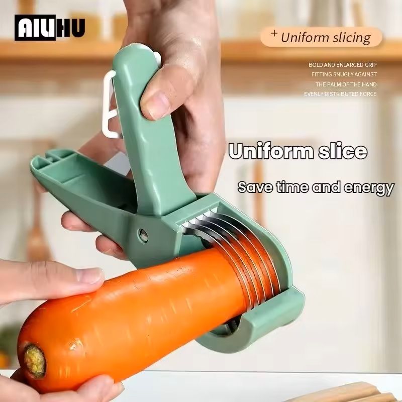 Stainless Steel Vegetable Fruit Slicer MultiFunctional Salad Tool 3