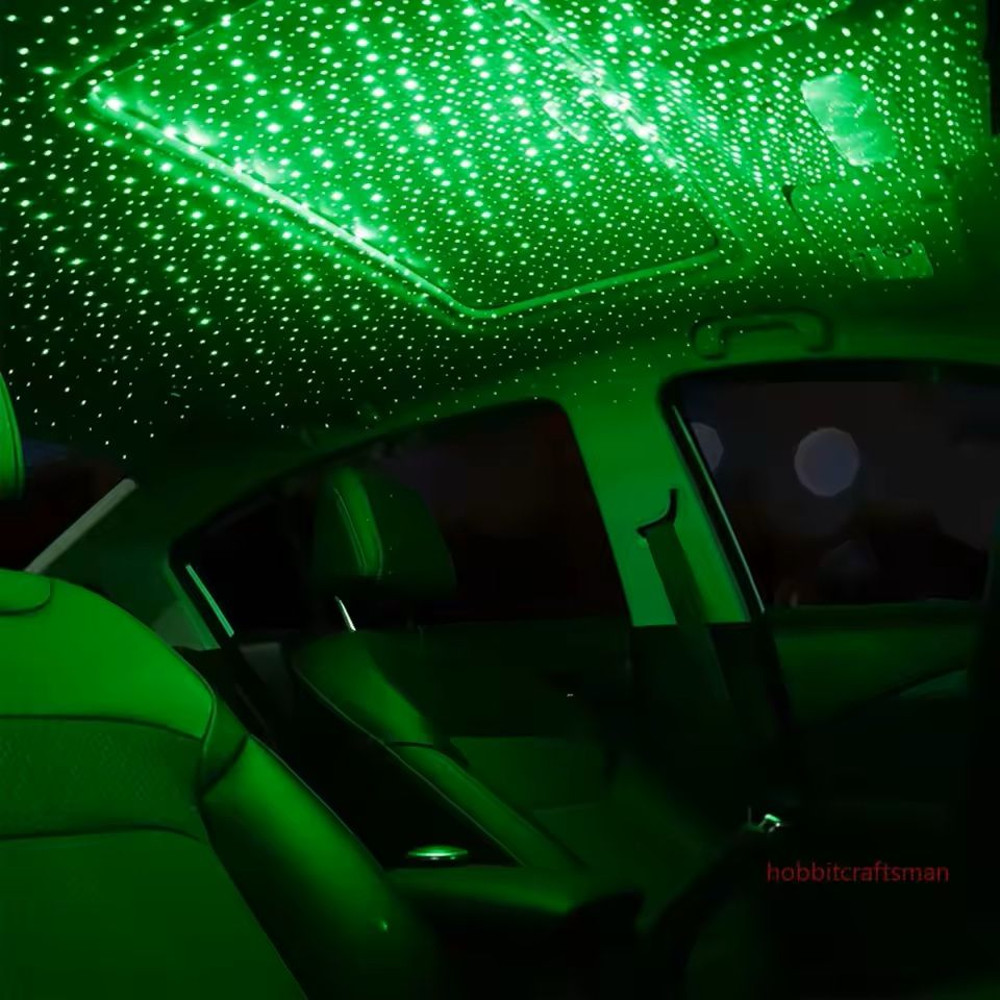 USB Mini LED Star Night Light Projector For Car Roof And Room Ceiling 9