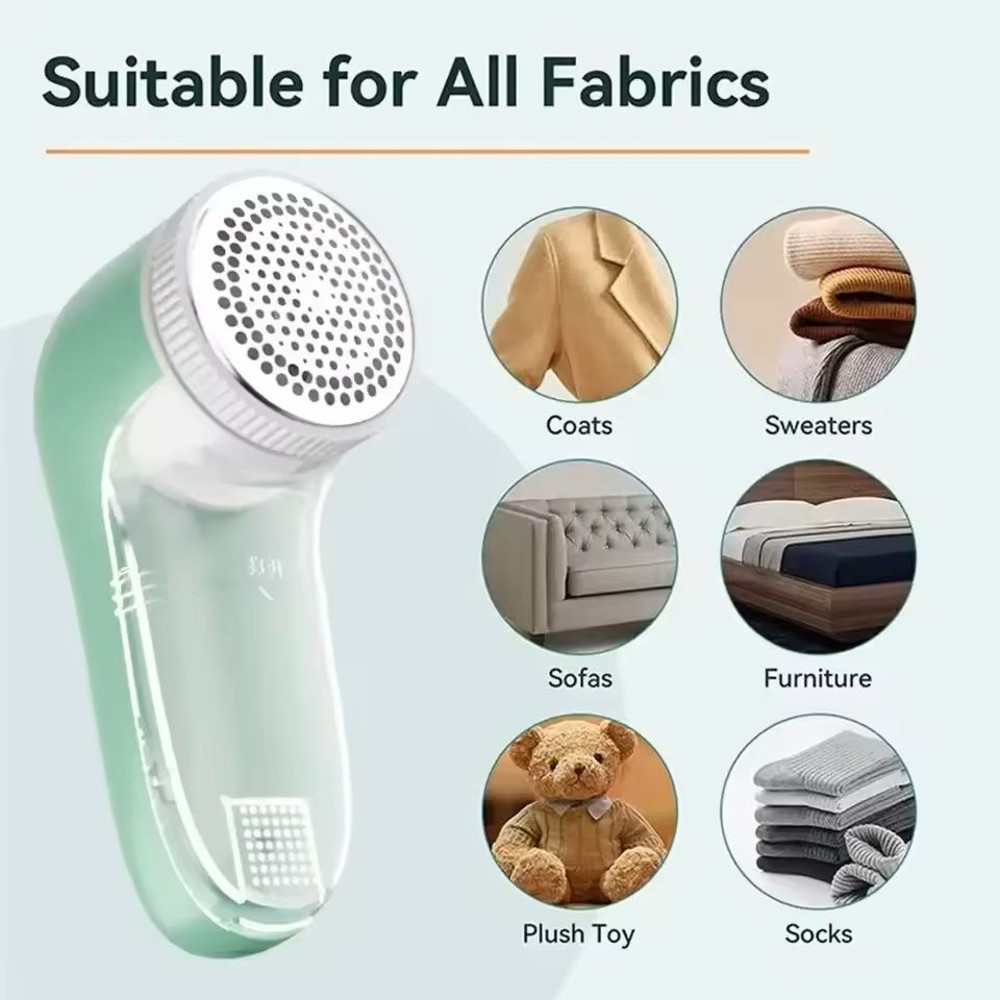 Electric Pet Hair Lint Remover Roller For Clothes Carpets Upholstery 0