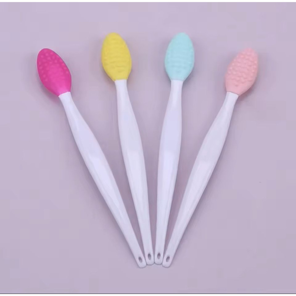 Silicone Facial Exfoliating Brush With Replacement Head For Deep Pore Blackhead Cleaning 3