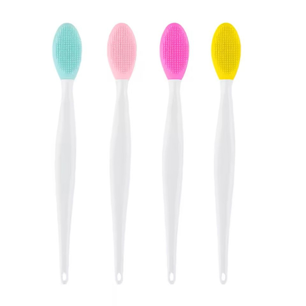 Silicone Facial Exfoliating Brush With Replacement Head For Deep Pore Blackhead Cleaning 17