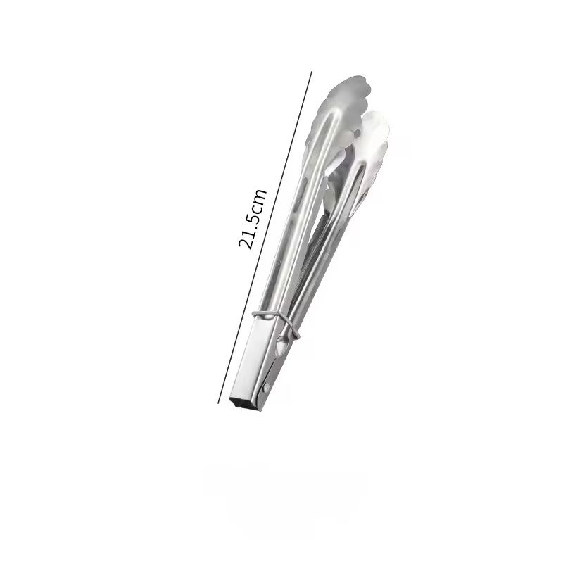 Stainless Steel Kitchen Food Tongs Cooking BBQ Buffet Utensil 7