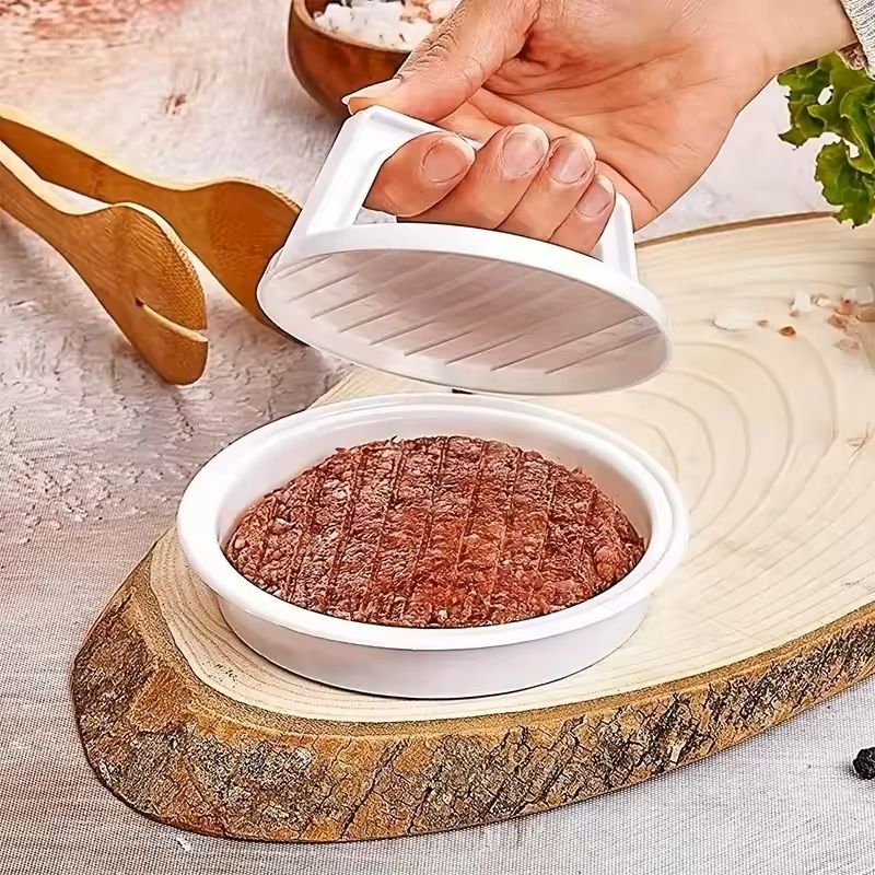 BurgerMaster MultiPurpose Meat Hamburger Press Reusable Burger Maker Tool 2