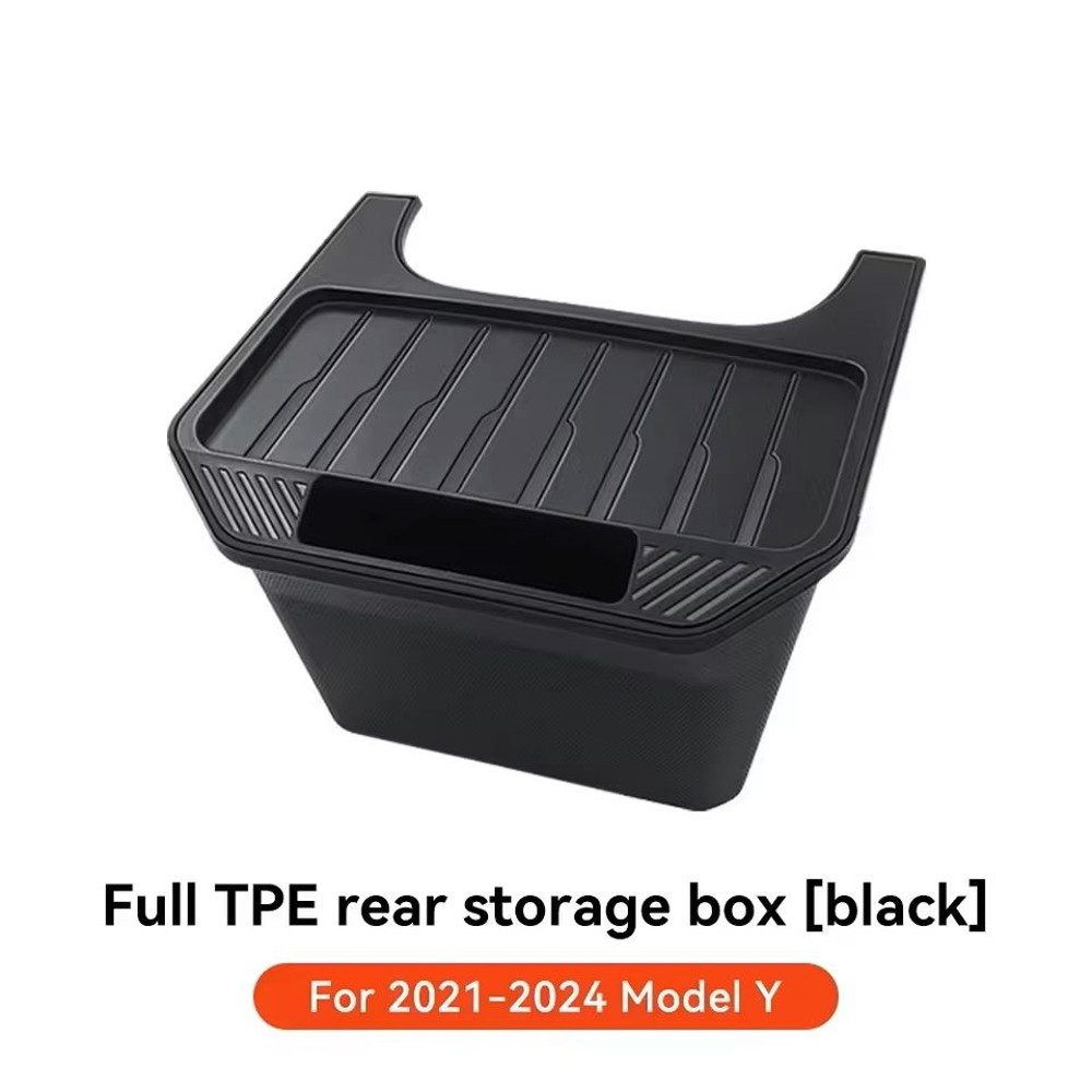 MaxOrganize RearSeat Storage Box Trash Can For Tesla Model 3 Y HighlandJuniper 7